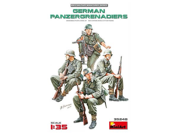 1/35 ドイツ擲弾兵戦車部隊4体入