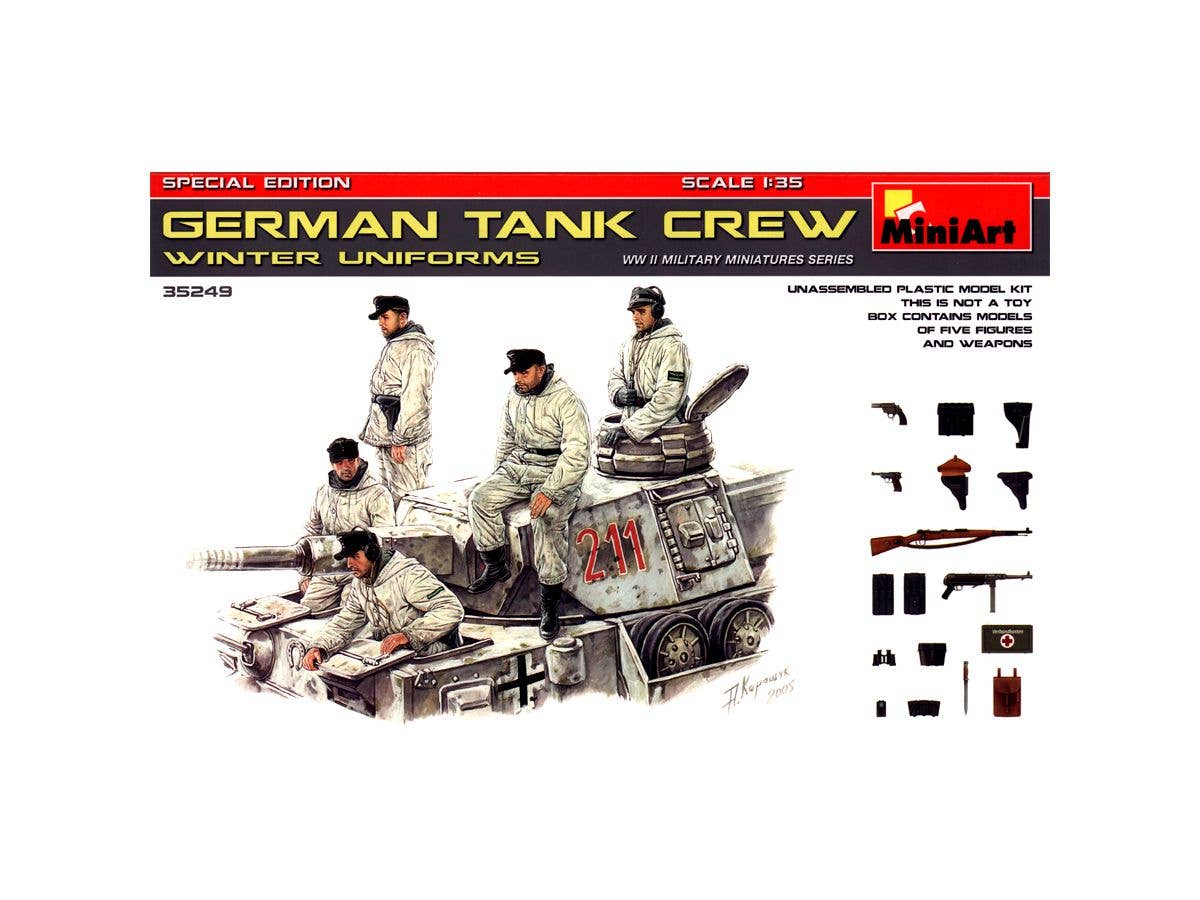 1/35 ドイツタンククルー(特別版) 武器・装備品付