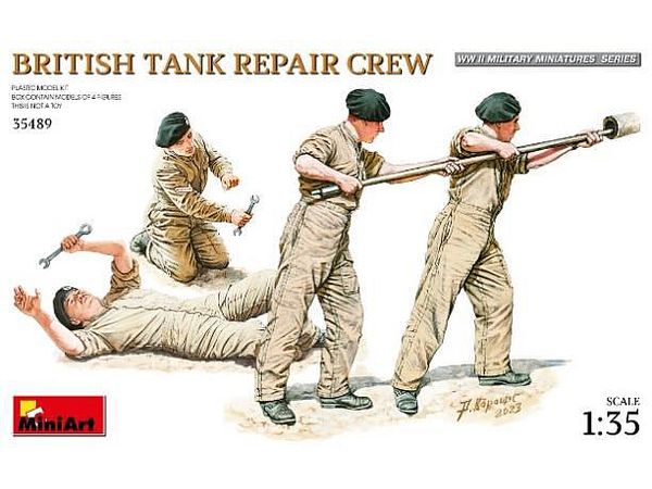 1/35 イギリス戦車修理乗組員