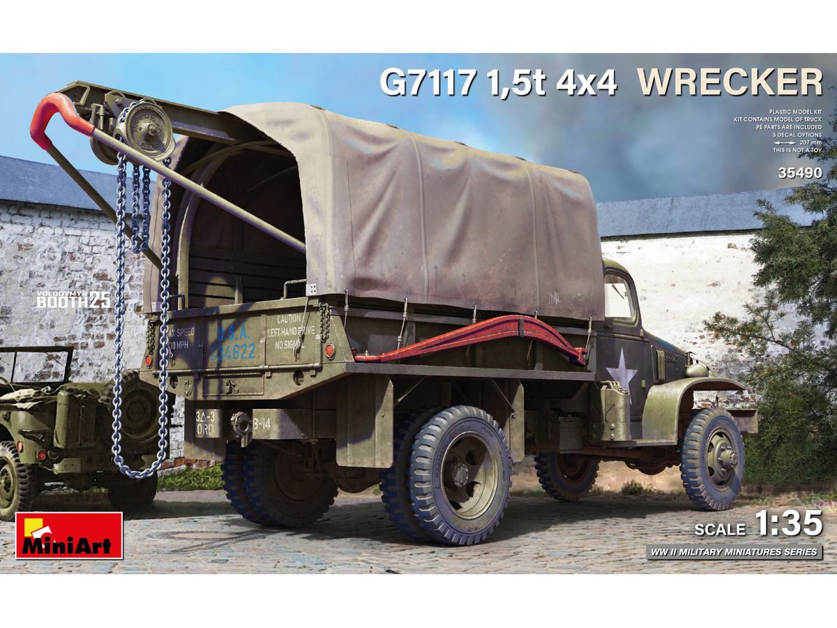 1/35 G7117 1.5t 4x4 レッカー車
