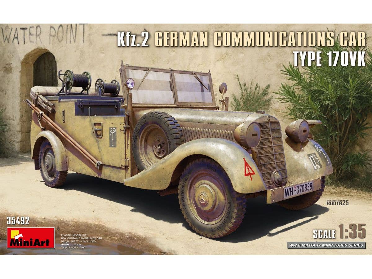 1/35 Kfz.2 ドイツ軍通信車 170VK型