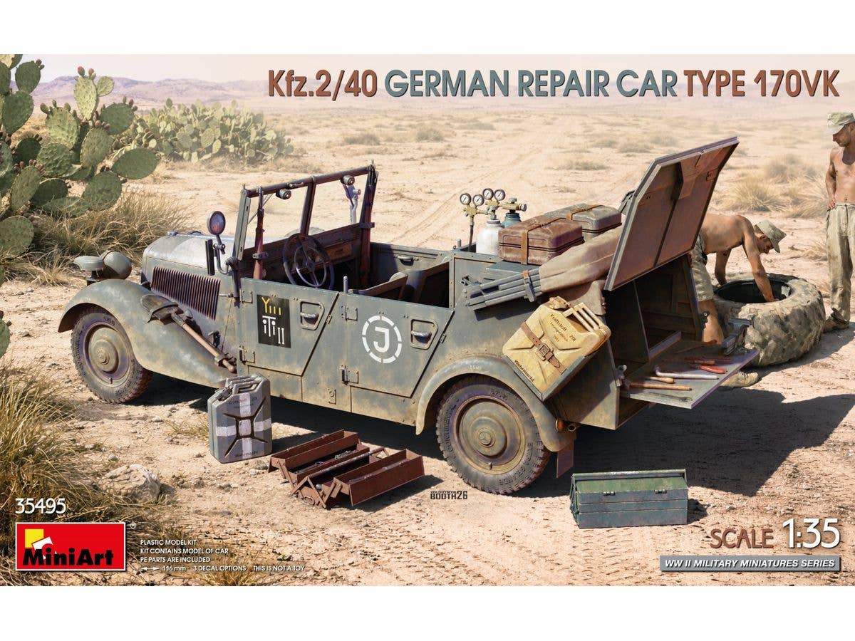 1/35 Kfz.2/40 ドイツ軍修理車 170VK型
