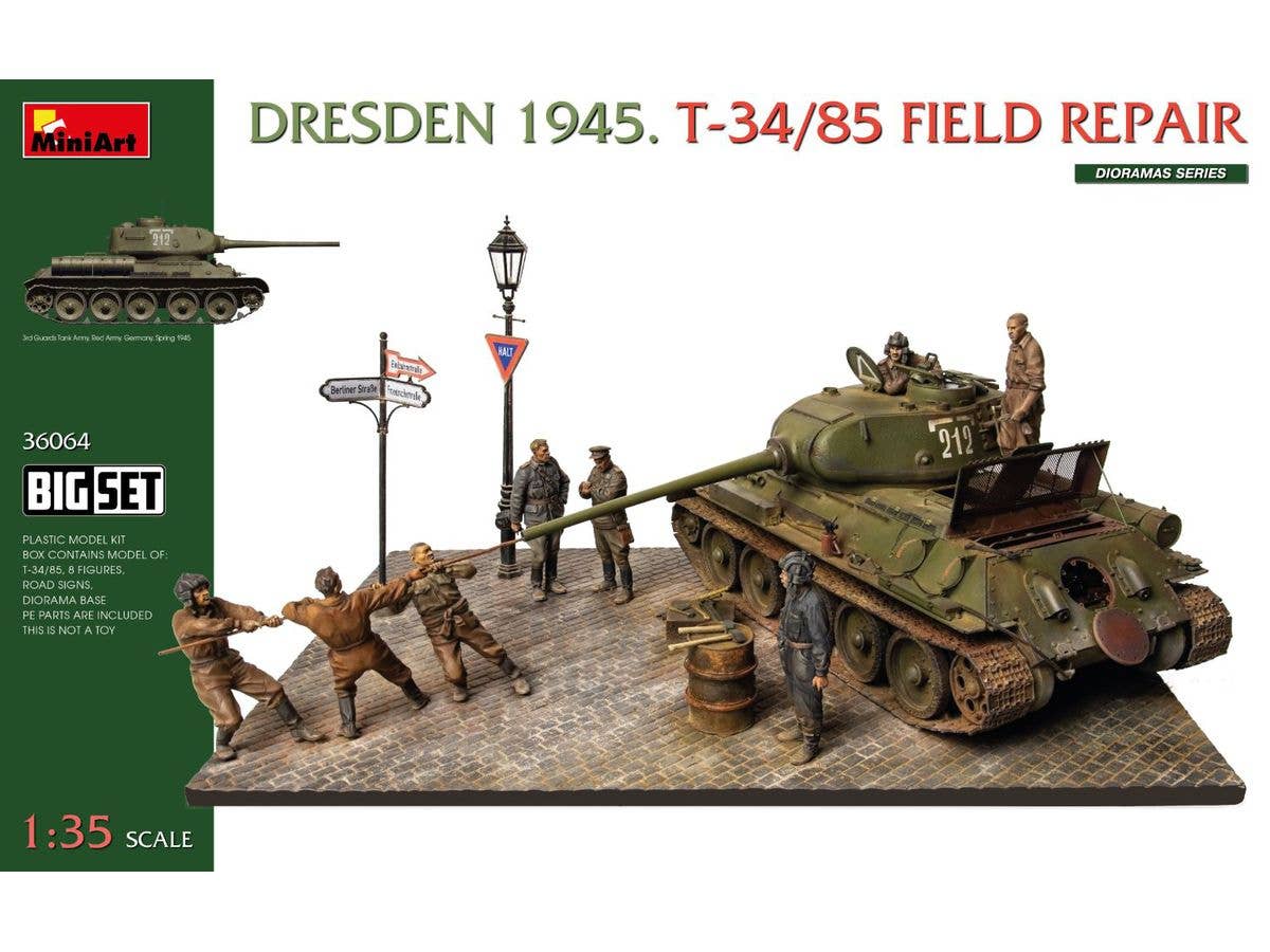 1/35 T-34/85 路上修理 ビッグセット