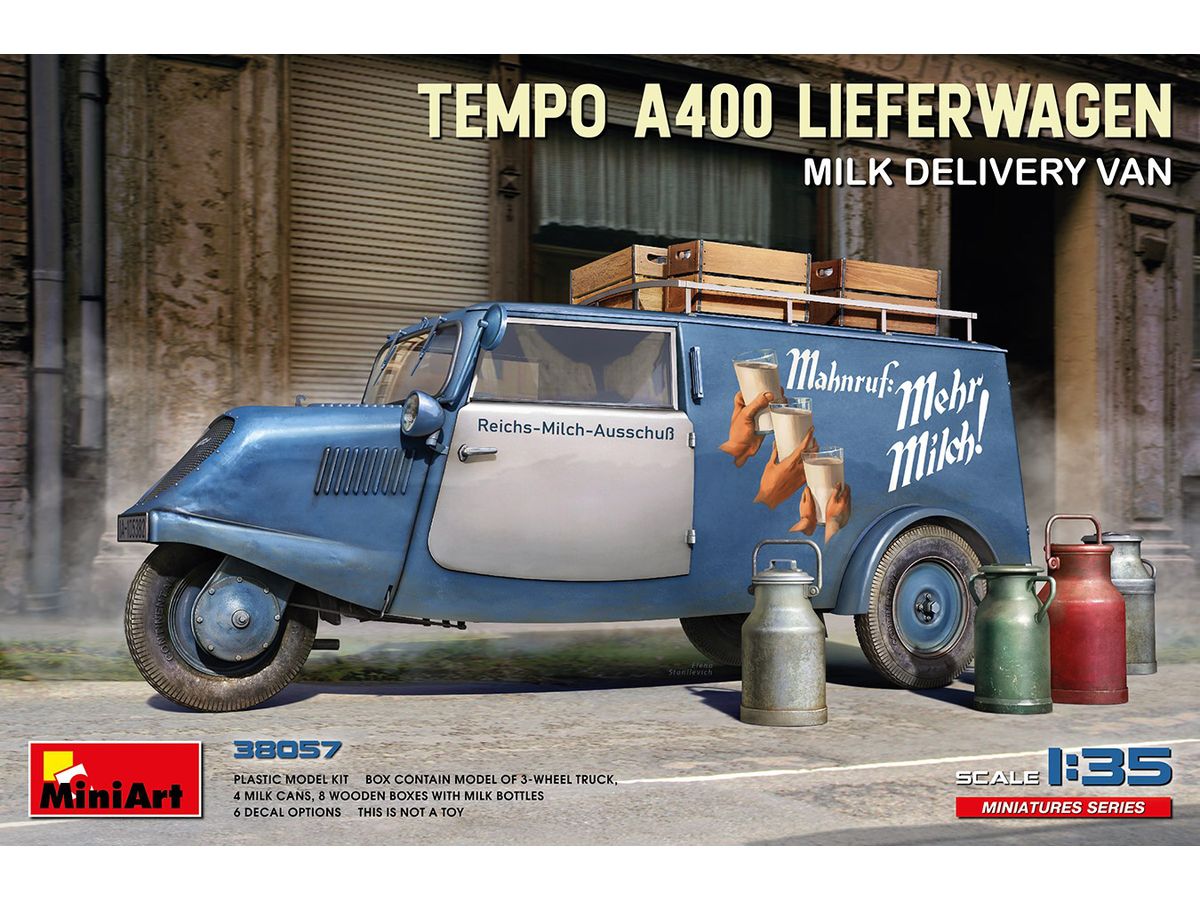 1/35 Tempo A400 リーファーワーゲン 牛乳配達バン