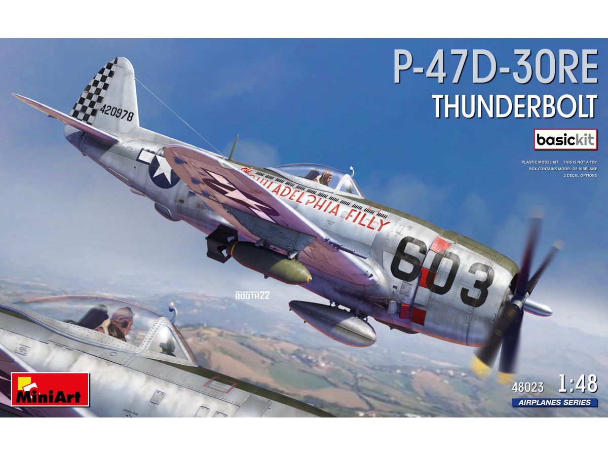 1/48 P-47D-30REサンダーボルト ベーシックキット