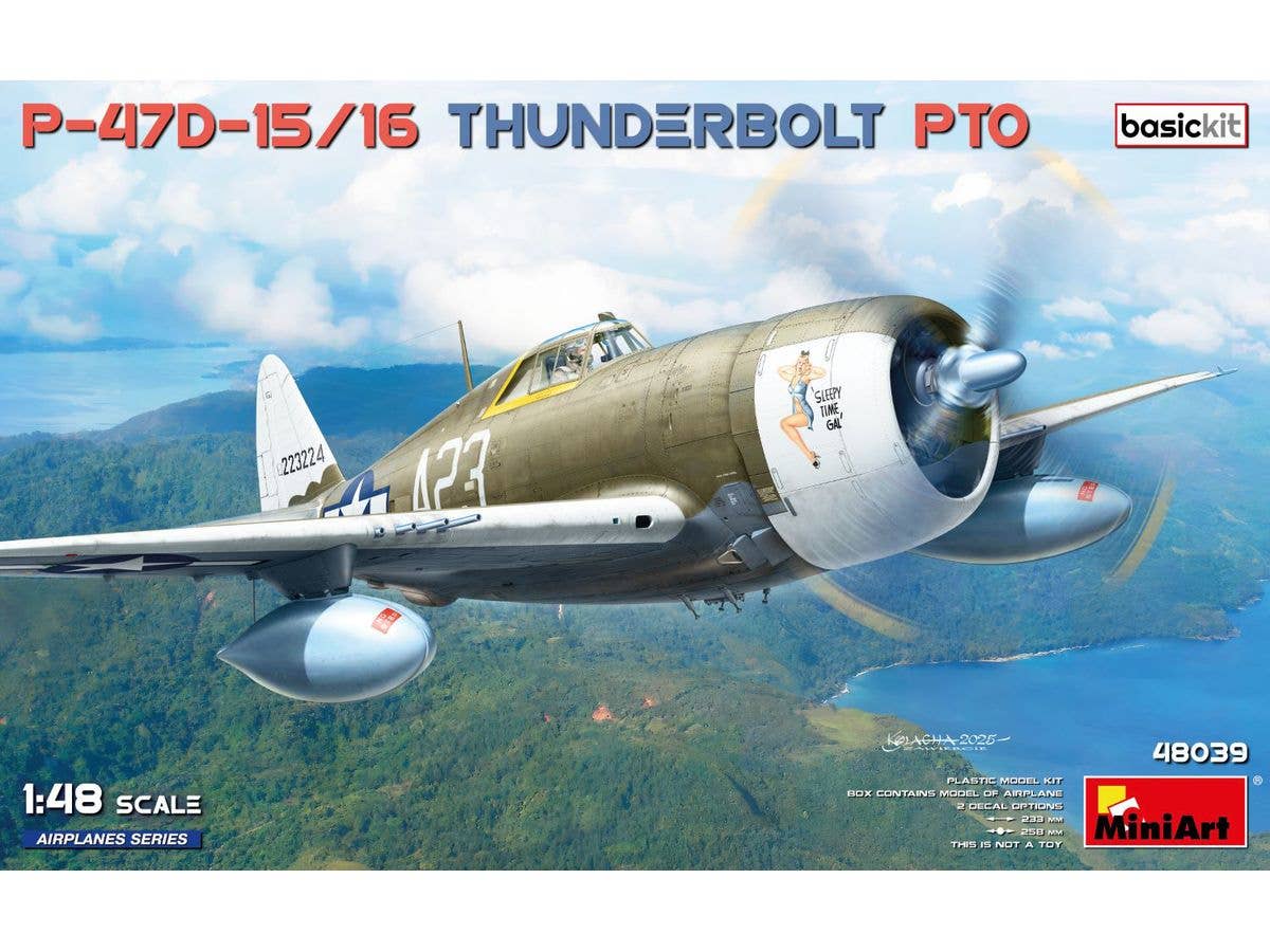 1/48 P-47D-15/16 サンダーボルト 太平洋戦線 ベーシックキット