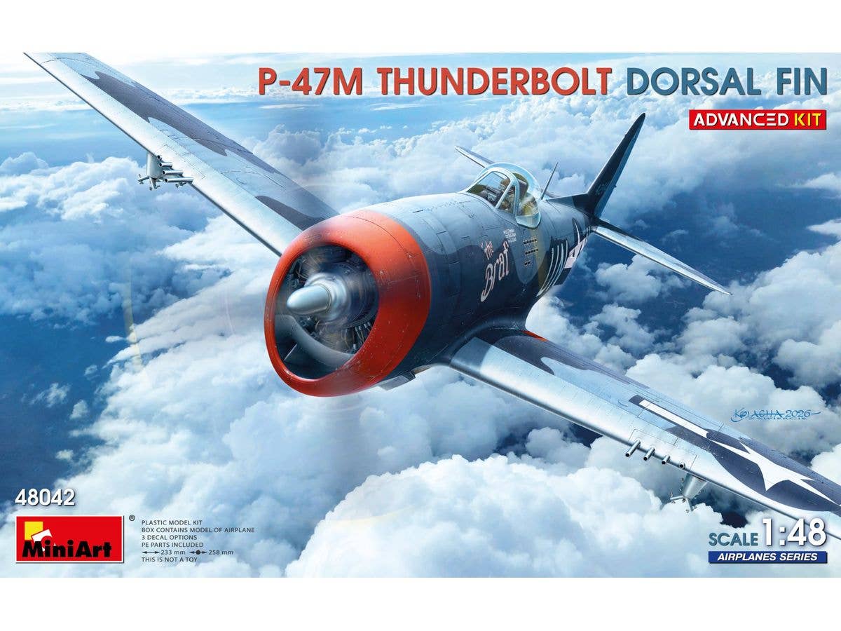 1/48 P-47M サンダーボルト ドーサルフィン アドバンスドキット