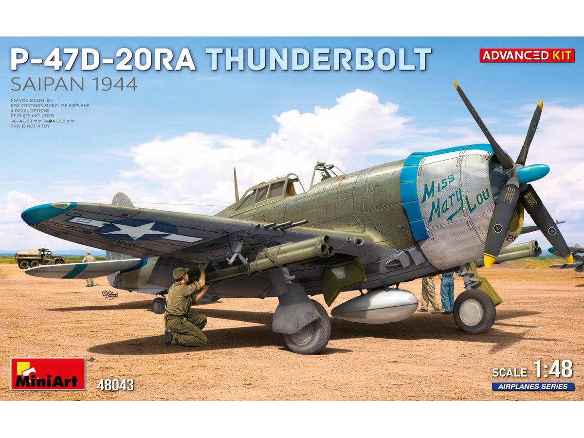 1/48 P-47D-20RA サンダーボルト サイパン 1944年 アドバンスキット