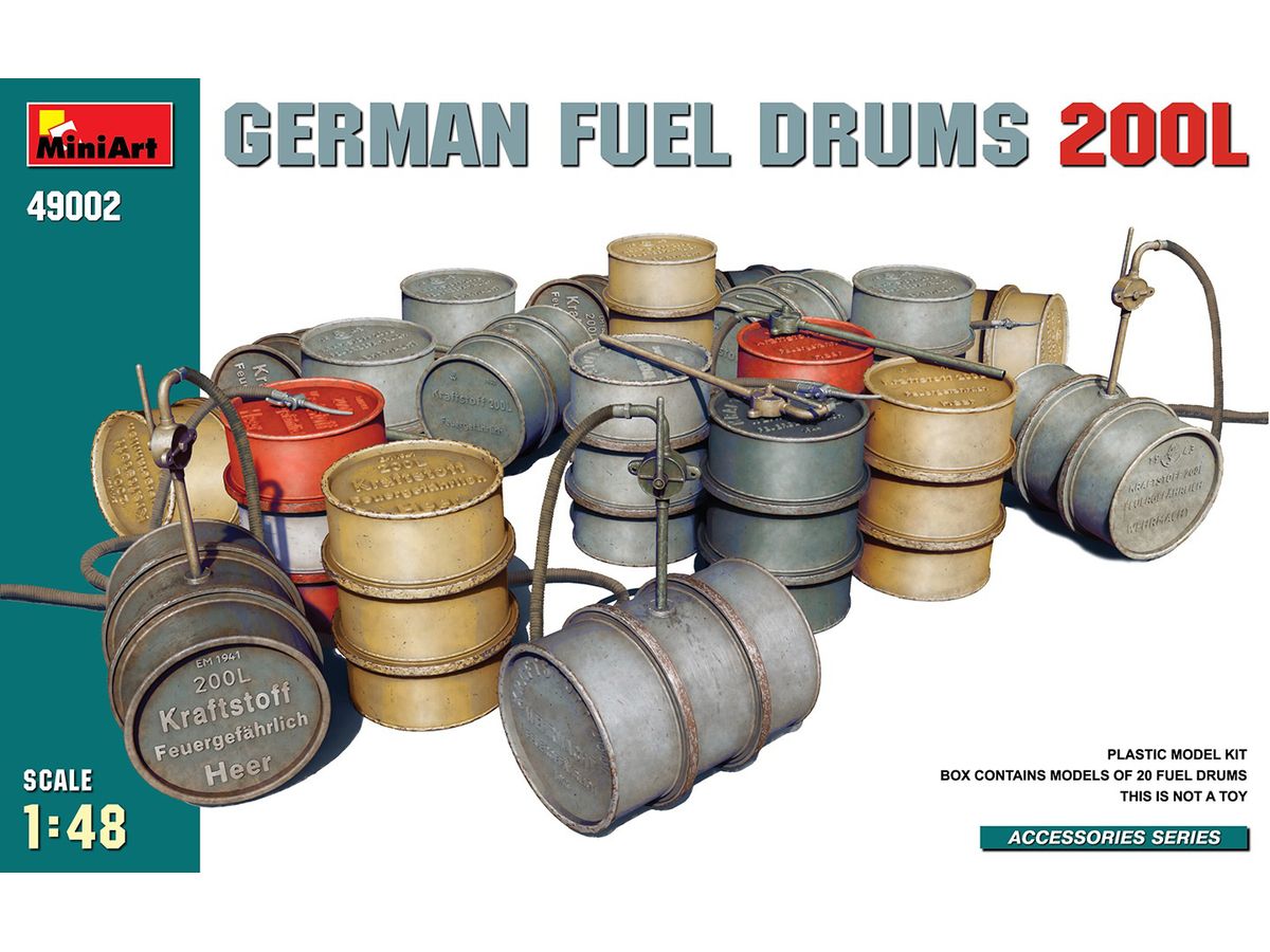 1/48 ドイツ200L燃料ドラム缶