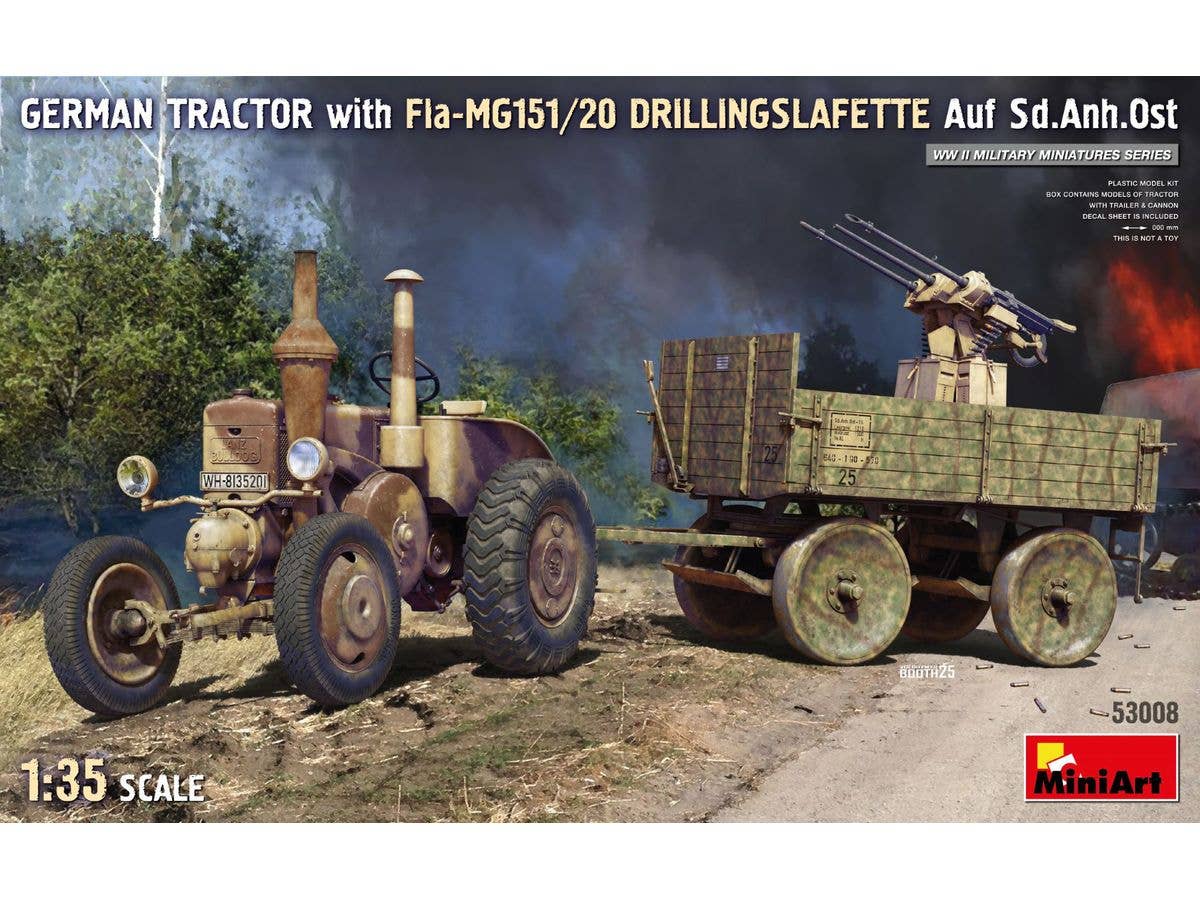 1/35 ドイツトラクター Fla-MG151/20 ドリリング搭載