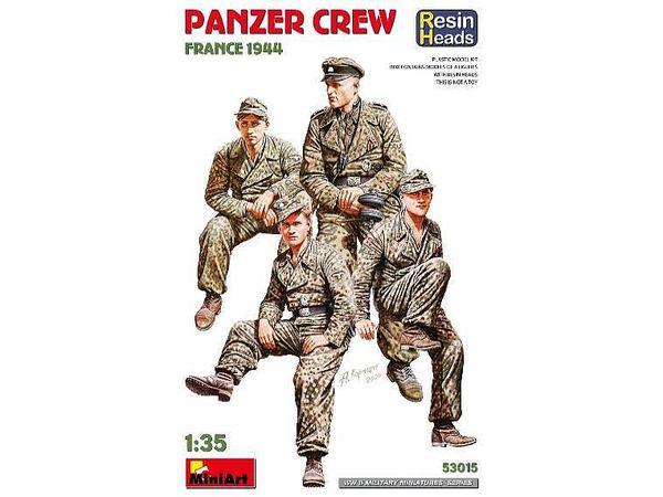 1/35 フランス 戦車クルー  1944年 頭部レジン製