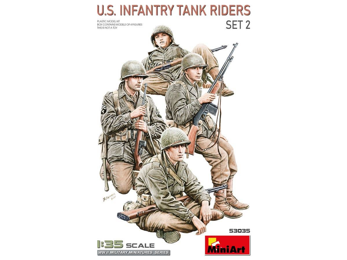 1/35 米歩兵戦車乗り セット2