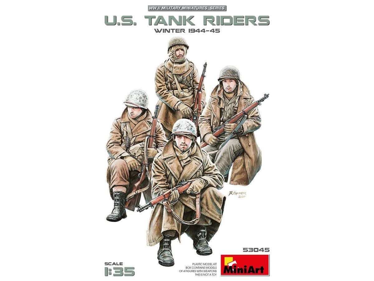1/35 米国 戦車跨乗兵(1944年冬-1945年)
