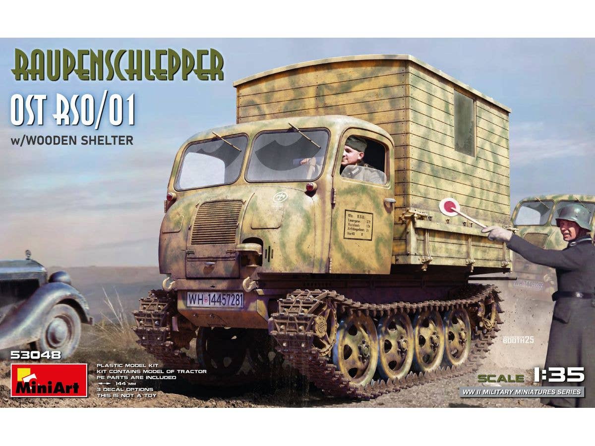 1/35 ラウペンシュレッパーOST RSO/01 w/木製シェルター
