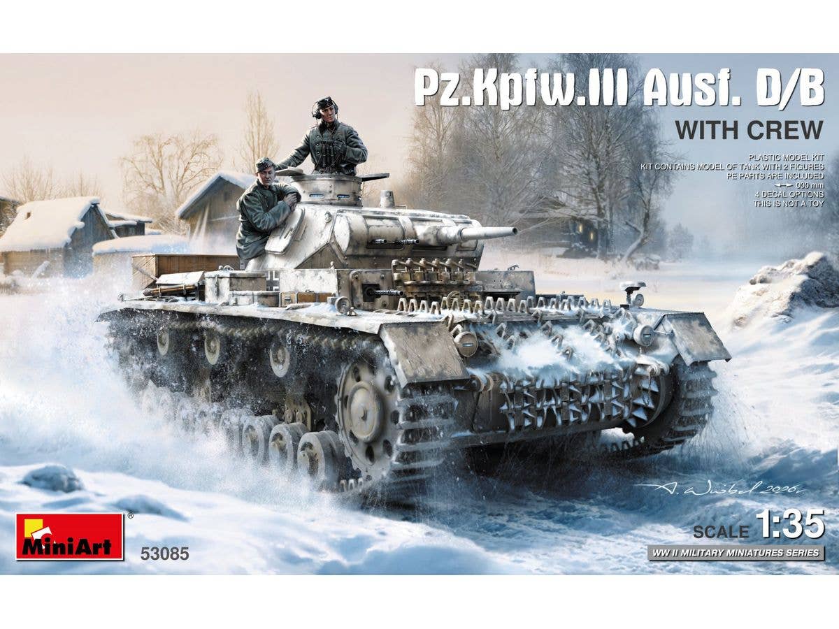 1/35 III号戦車 D/B型w/クルー