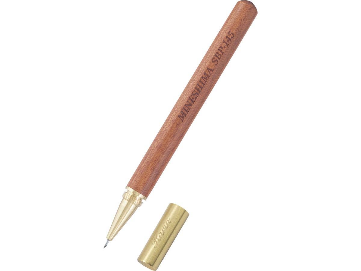 スジ彫りペン 花梨