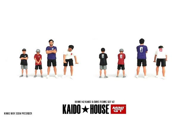 1/64 KAIDO HOUSE フィギュアセット Kaido & Sons V2