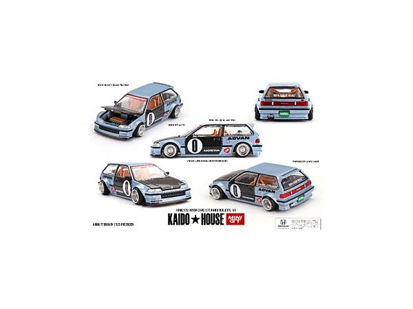 1/64 Honda シビック EF Kaido Roulette V1(左ハンドル)