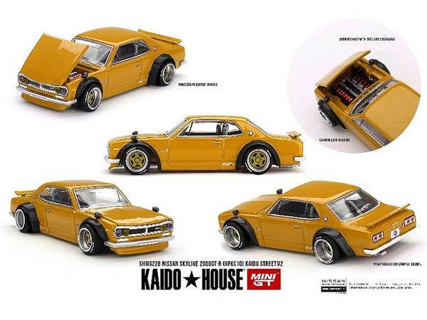 1/64 Nissan スカイライン 2000GT-R (KPGC10) Kaido Street V2 (右ハンドル)