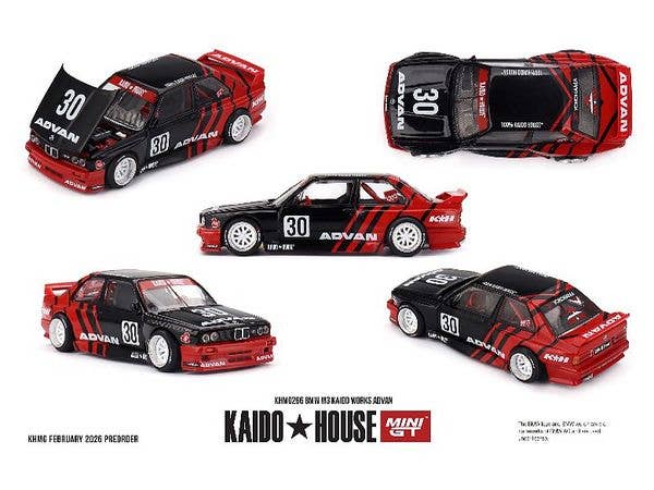 1/64 BMW M3 Kaido Works ADVAN (左ハンドル)