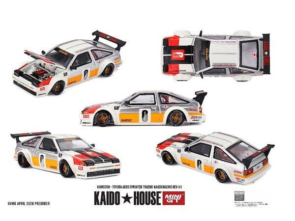 1/64 Toyota AE86 スプリンタートレノ Kaido Racing Dev V1 (右ハンドル)