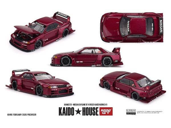 1/64 Nissan スカイライン GT-R R32 KAIDO WORKS V1 (右ハンドル)