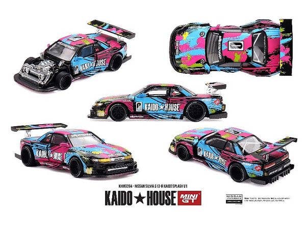 1/64 Nissan シルビア S13-R Kaido Splash V1 (右ハンドル)