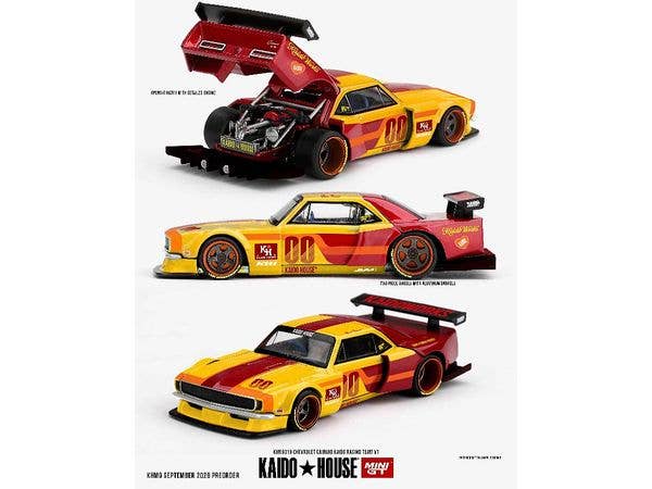 1/64 シボレー カマロ Kaido Racing Team V1 (右ハンドル)