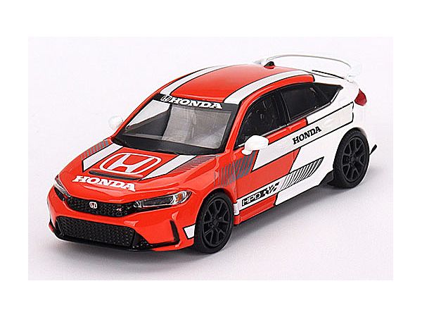 1/64 Honda シビック Type R 2023 #1 ペースカー レッド (左ハンドル)