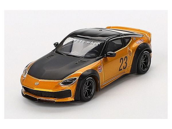 1/64 Nissan Z LB NATION WORKS LB ゴールド (右ハンドル)