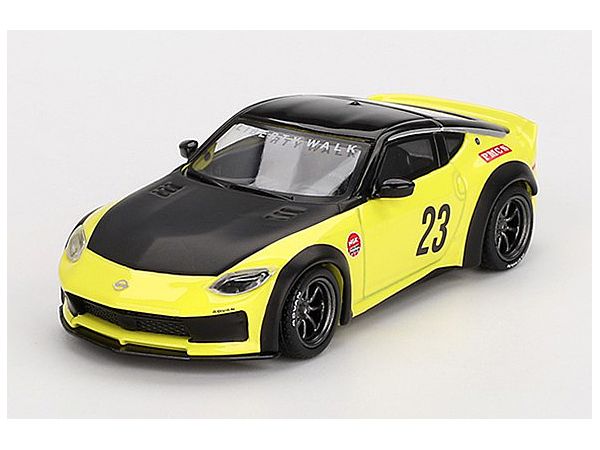 1/64 Nissan Z LB NATION WORKS イカズチイエロー (左ハンドル)