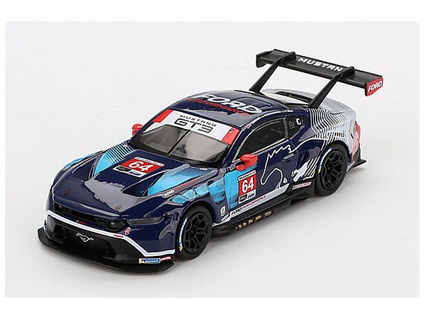 1/64 フォード マスタング GT3 IMSA デイトナ24時間 2024 #64 Ford Multimatic Motorsports (左ハンドル)