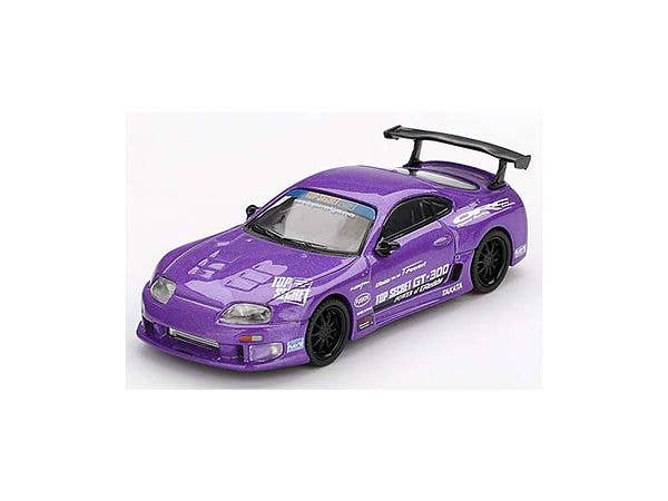 1/64 Toyota スープラ  (A80) GT-300 Top Secret Purple (左ハンドル)