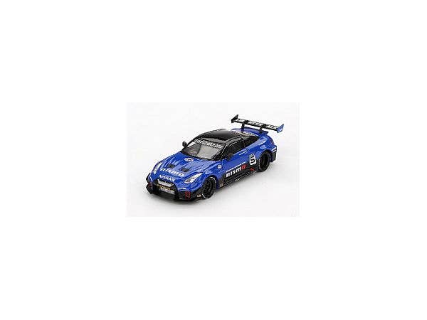 1/64 LB-Silhouette WORKS GT Nissan 35GT-RR バージョン2 ブルー (左ハンドル)