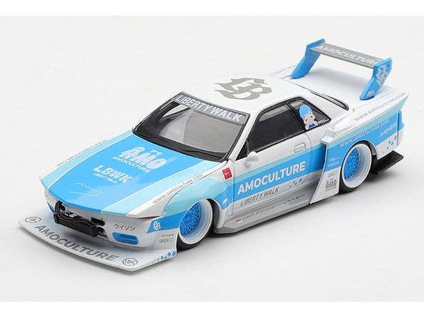 1/64 Nissan スカイライン GT-R R32 LBWK Kaido Works AMOCULTURE (右ハンドル)