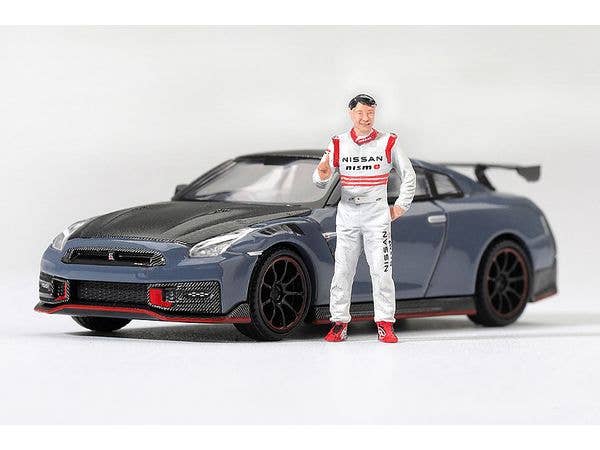 1/64 Nissan GT-R NISMO 2024 筑波サーキット市販車最速ラップ記録車松田次生コレクション w/ 松田次生氏フィギュア (右ハンドル)