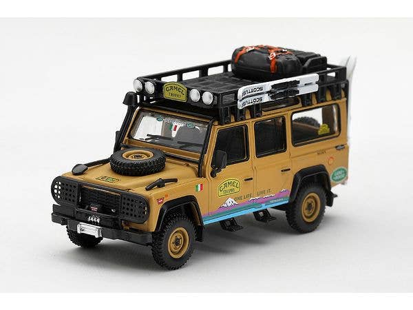 1/64 ランドローバー ディフェンダー 110 1998 キャメルトロフィー ティエラ・デル・フエゴ(イタリアチーム仕様) (左ハンドル)