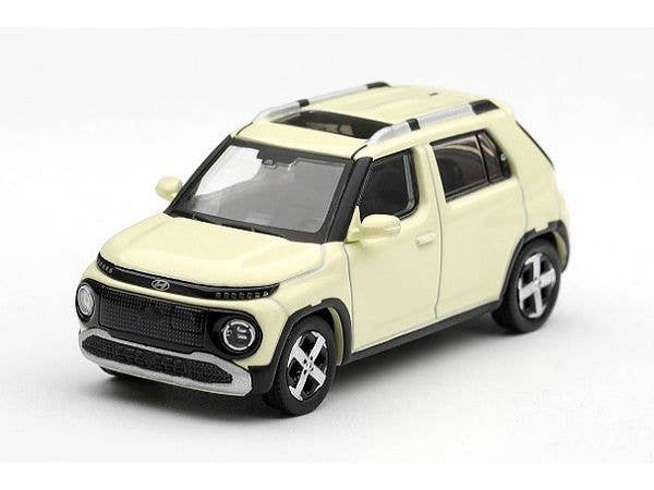 1/64 Hyundai キャスパー バタークリームイエローパール (左ハンドル) 韓国限定