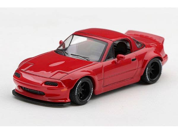 1/64 Pandem マツダ MX-5  (NA) クラシックレッド (右ハンドル)