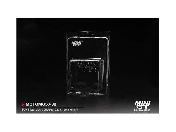 1/64 MINI GT ブリスター プロテクタータイプ B: SUVブリスターサイズ (30個 / セット)