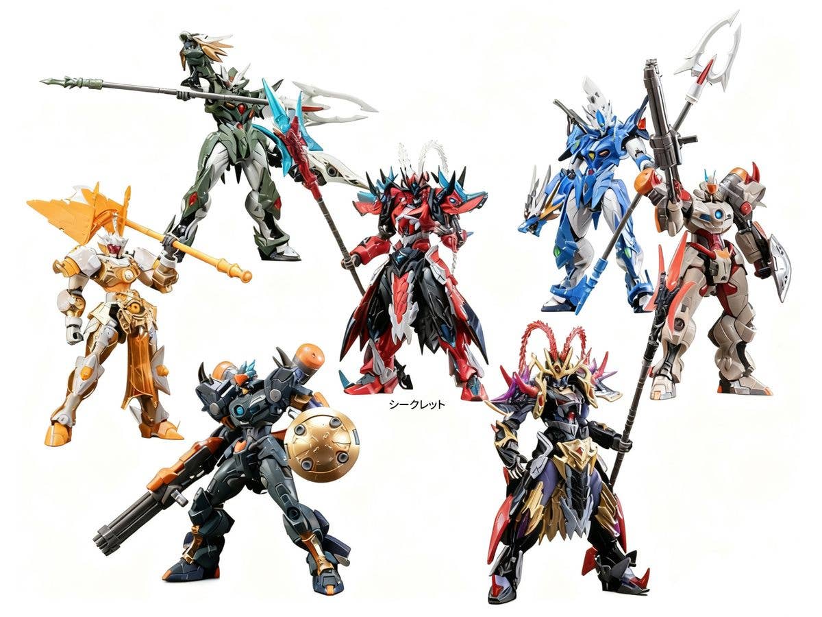 俺は大英雄だシリーズ トレーディングプラスティックモデルキット 1Box 6pcs