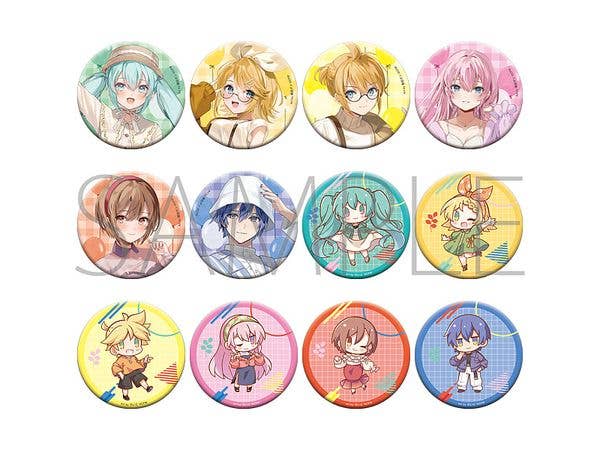 初音ミクシリーズ: きらきら缶バッジコレクション / レジャフェス 1Box 12pcs
