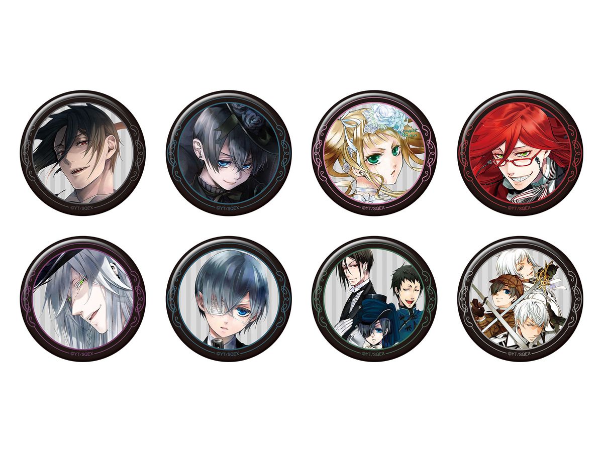 黒執事 (原作版) キャラバッジコレクション 1Box 8pcs