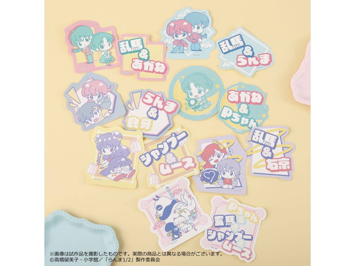らんま1/2: ぺたコレクション 1Box 7pcs