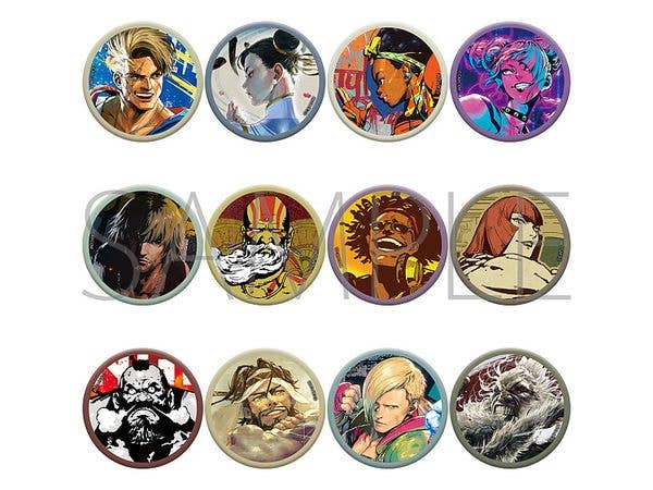 ストリートファイター6: キャラバッジコレクション / A 1Box 12pcs