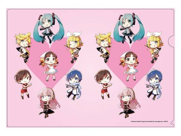 ペコミクちゃん クリアファイル C. ハート