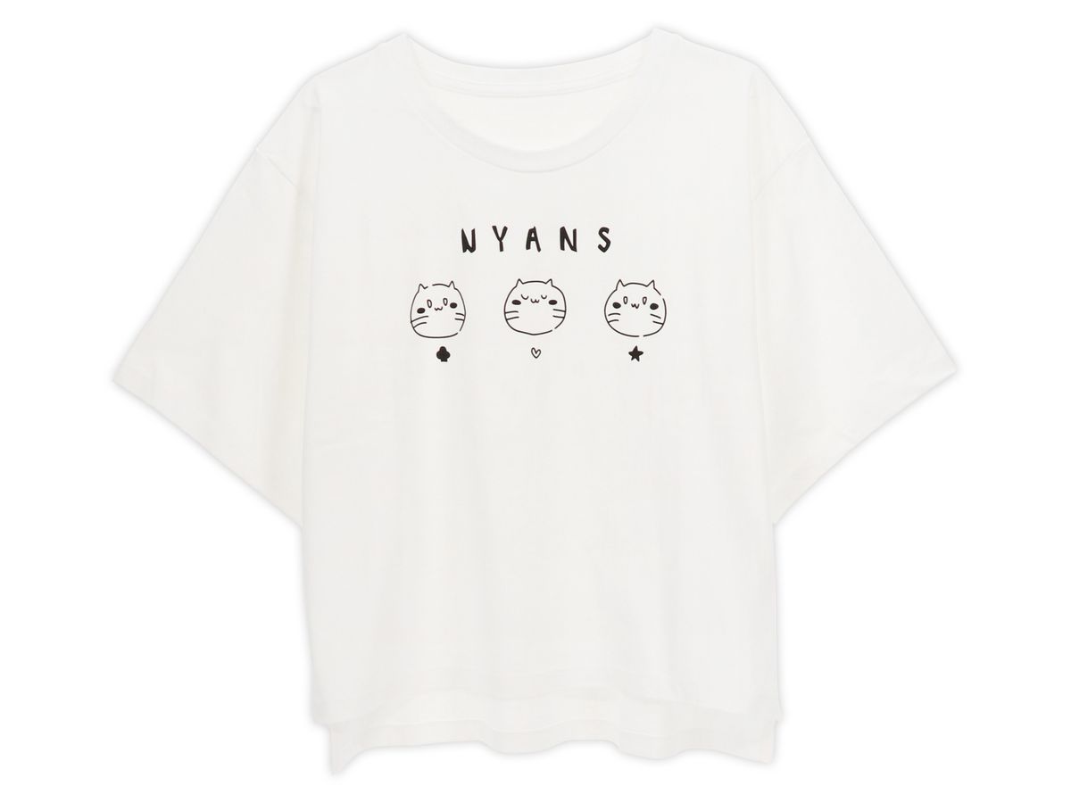 抱かれたい男1位に脅されています。 (原作版) NYANS Tシャツ/白 M