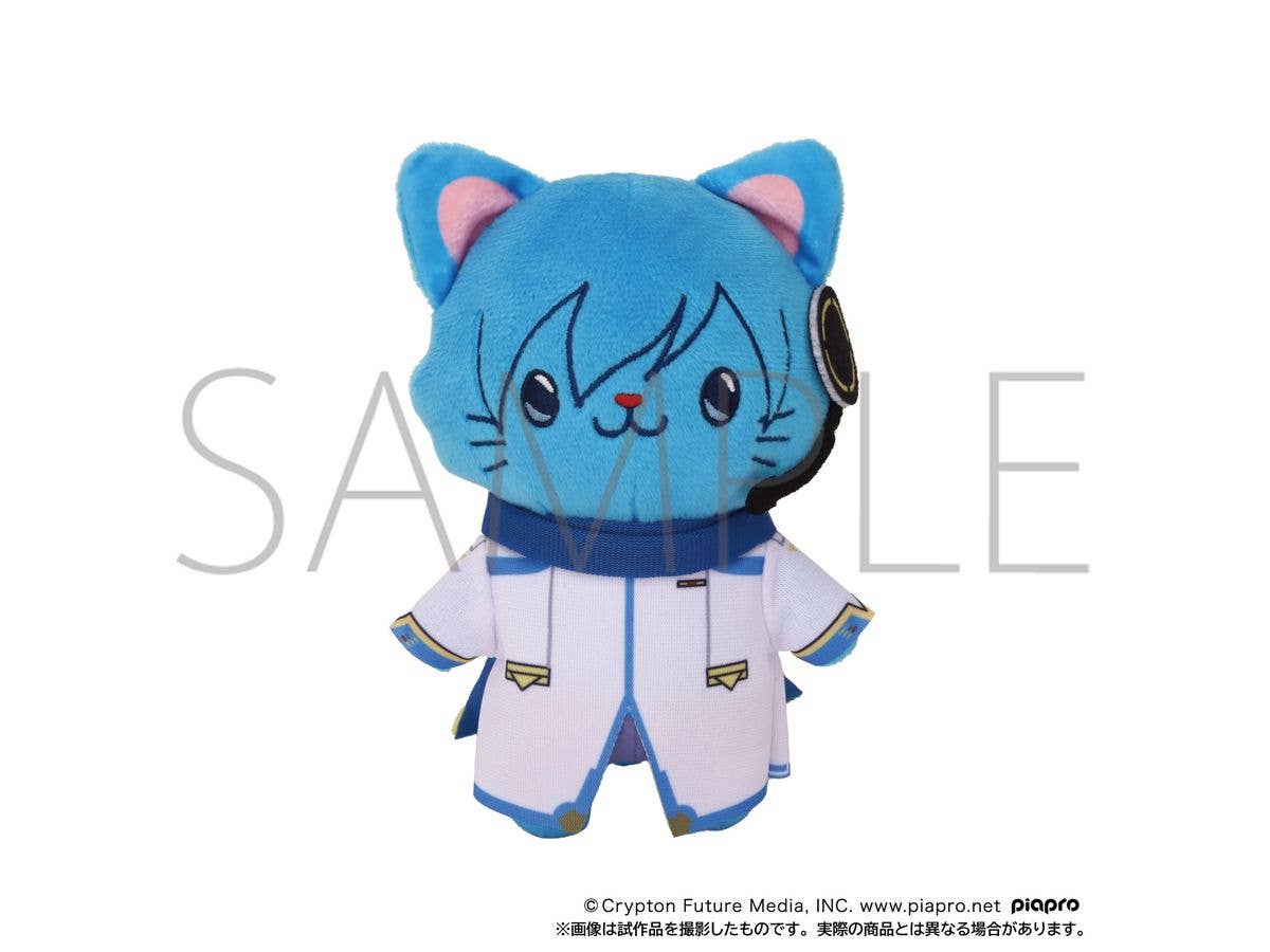 初音ミクシリーズ: withCATアイマスク付きぬいぐるみキーホルダー / KAITO