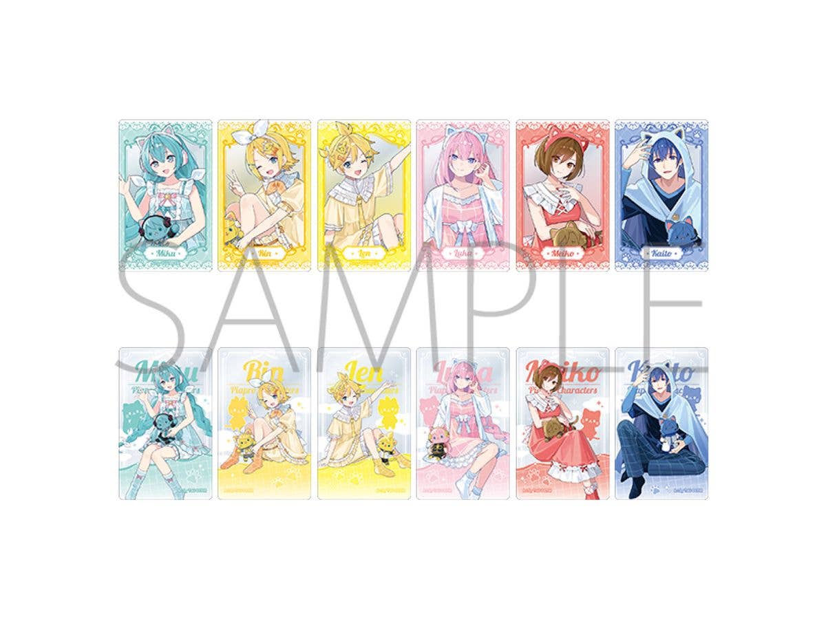 初音ミクシリーズ: withCATクリアシートコレクション 1Box 6pcs