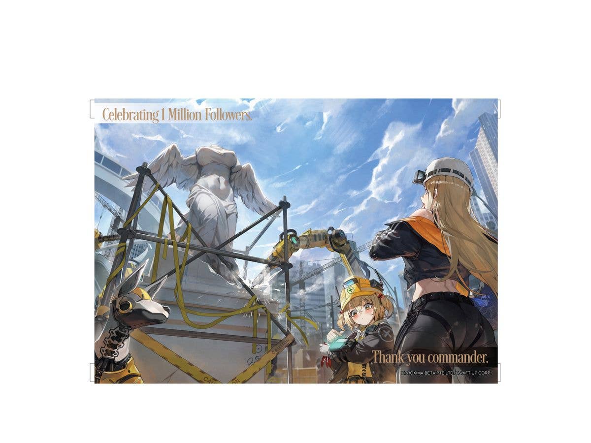 勝利の女神:NIKKE: タペストリー / B